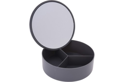 Zrkadlo s organizérom 14 cm, mix farieb