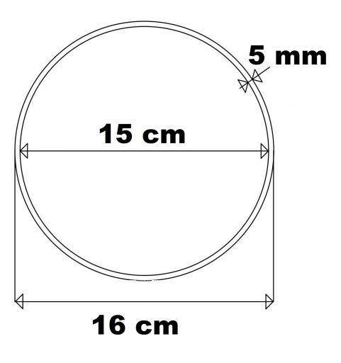 16 cm 1ks Wheels Rim Base pre vence Dream Catcher