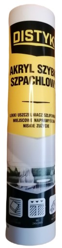 Rýchly ľahký akrylový tmel biely 310