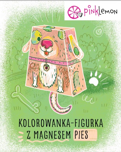 Figúrka zvieratka s magnetom na vyfarbenie Psíka