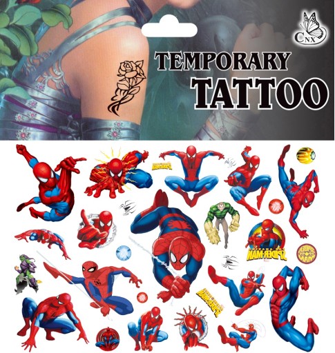 TETOVANIE PRE DETI SPIDERMAN NARODENINY CG188