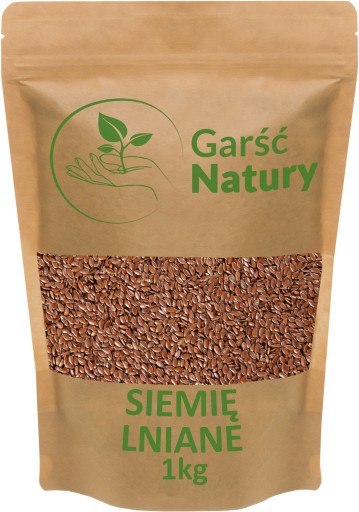 Prírodné ľanové semienko ZRNO 1000 g Prírodné ľanové semienko hnedé mleté 1kg