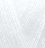 Priadza Angora Gold - 55 White Alize