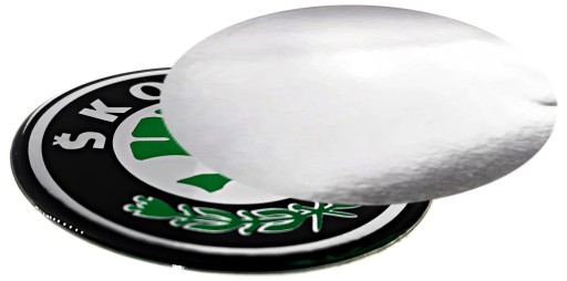 Silikónový emblémový odznak 70mm pre Škoda 7cm