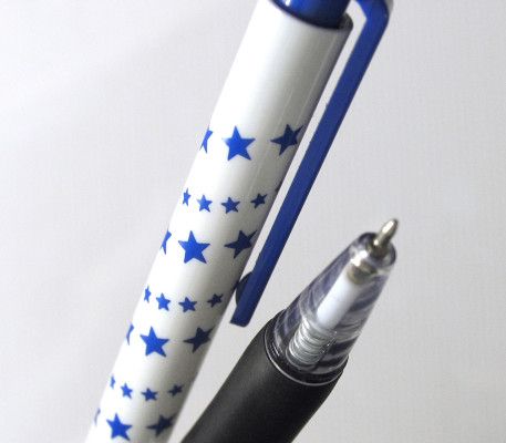 Zasúvacie guľôčkové pero Blue Toma