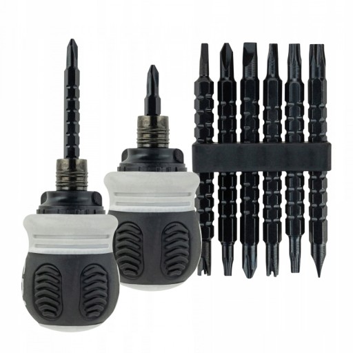 Multifunkčný račňový skrutkovač + 12 bitov