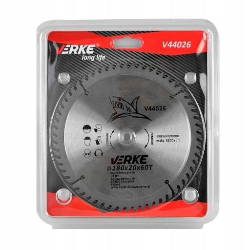 WIDIA PÍLOVÝ KOTOUČ NA REZANIE DREVENÝCH STROMOV 180mm x 20mm 60T WIDIA