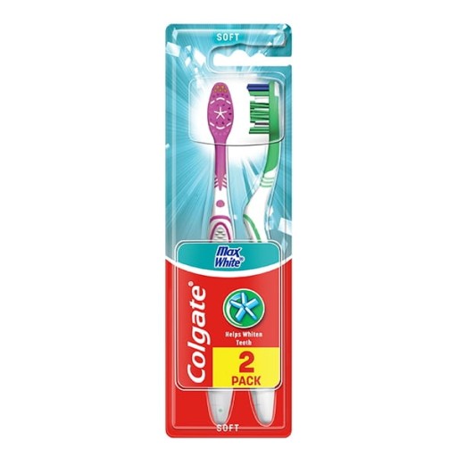 Zubná kefka Colgate 2x Max White - Soft