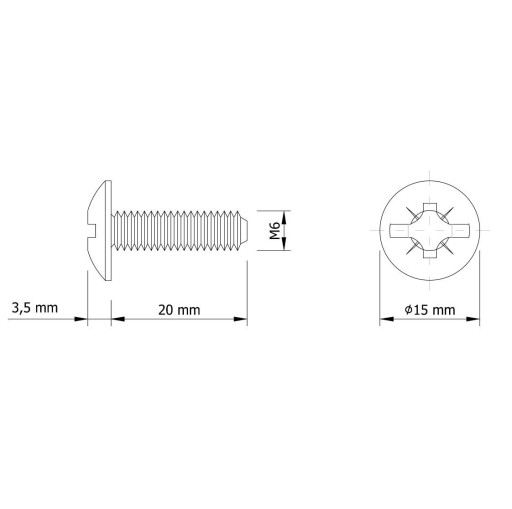 10 x nábytkové spojky fi8 mm M6 (38-52 MM) pre skrinky