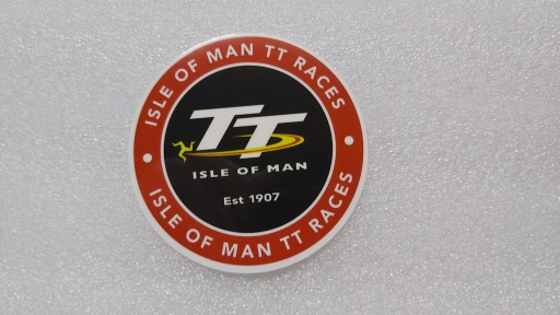 NÁLEPKA ISLE OF MAN TT RACES 6,8 x 6,8 cm