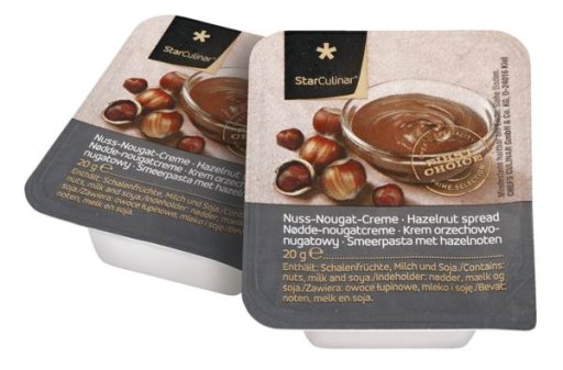 Nugátový orieškový krém, porciovaný 2 x 20g