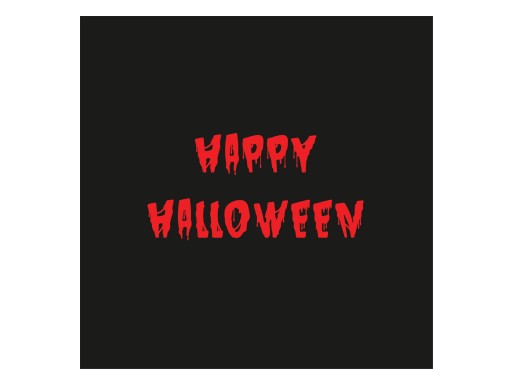 Krvavé halloweenske obrúsky 33 cm 20 ks