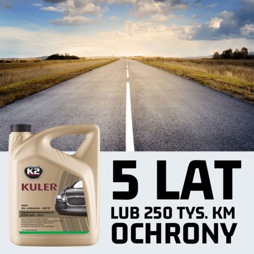 K2 KULER KVAPALINA RADIÁTOROV 1L -35C ZELENÁ