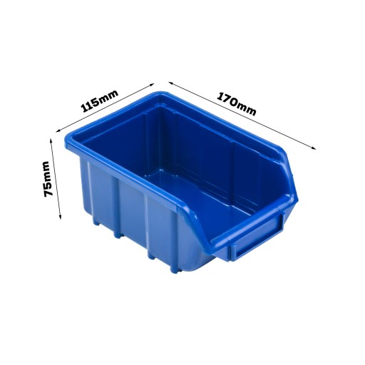 Organizér kontajnerov na odpadky modrý 170x115x75