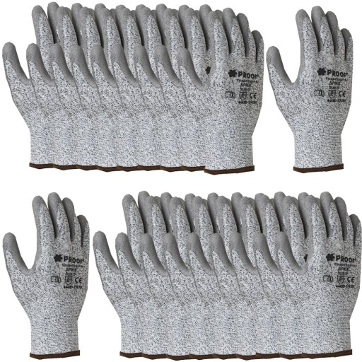 PRACOVNÉ RUKAVICE PROOF CUT PROTIREZNÉ PRACOVNÉ RUKAVICE PROOF SPIKE D VEĽ. 10 XL 1 PÁR