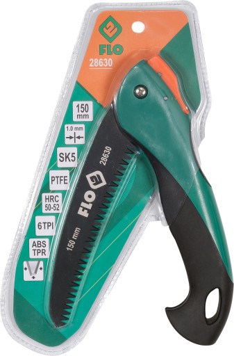 ZÁHRADNÁ RUČNÁ PÍLA NA KONTROLY SKLADACIA GUĽA 150mm FLO