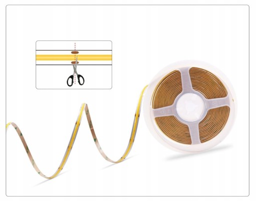 COB LED STRIP páska na meter 480LED/m 9W IP20 NEUTRÁLNA 5-ročná záruka