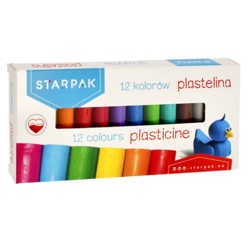 STARPAK SCHOOL PLASTICINE 12 FAREB