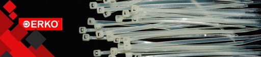 Sťahovacie pásky 3,6x250 UV čierne sťahovacie pásky ERKO STRONG 100 KS