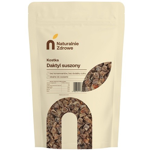 Datle na ovsené vločky, 1 kg kocka