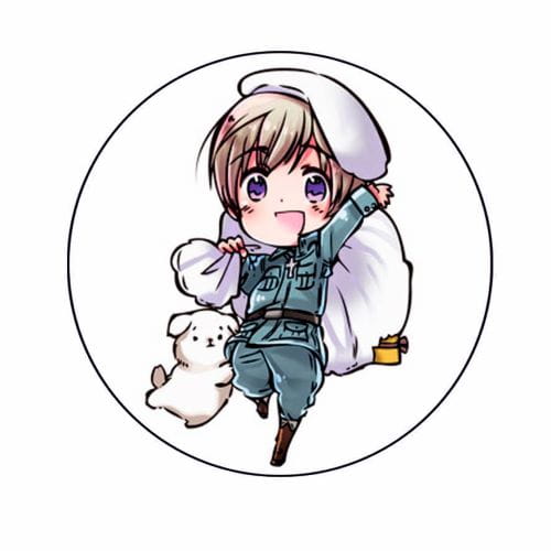 Hetalia Finlandia špendlík 58mm