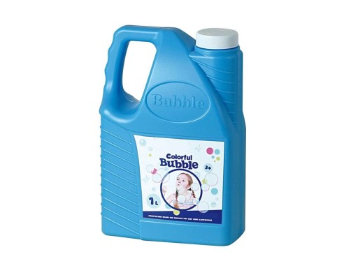 NÁDOBA NA MYDLOVÉ BUBLINY 1L 1000 ML NÁPLŇ BUBLINY REZERVA