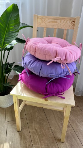 Vankúš na stoličku, 35 cm, svetlofialový CIRCLE