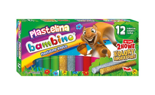 PLASTICINE 12 FAREB BAMBINO ELASTIC S CERTIFIKÁTOM