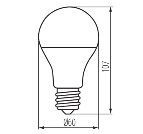 Kanlux E27 LED žiarovka 8W 810lm Teplá biela 3000K