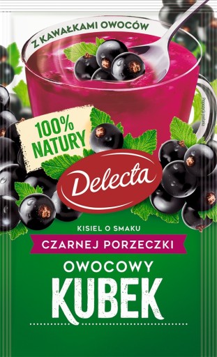 Instant Fruit Jelly Cup Delecta 7 príchutí 14x30g s kúskami ovocia