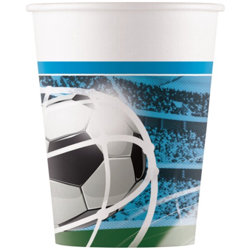 POHÁR NA FUTBALOVÝ PAPIER 200ML 8KS