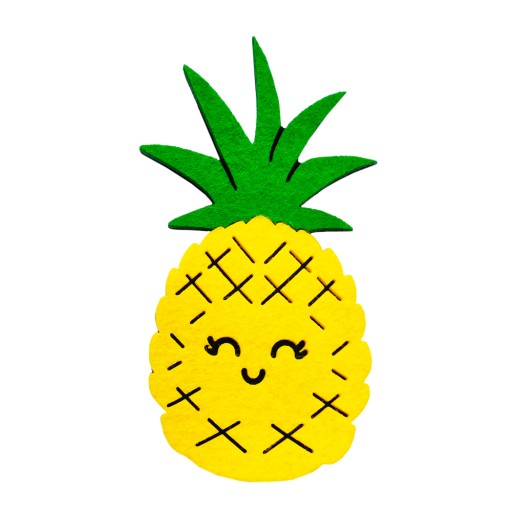 ANANAS FRUITS BAND, OUTFIT ŽLTÝ ANANÁS