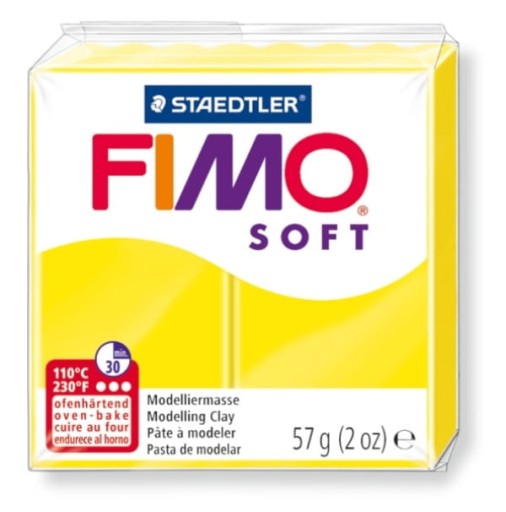 FIMO SOFT MODELINA farba 10 citrón