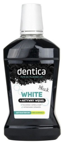 dentica by tołpa BLACK WHITE tekutina na ústnu hygienu 500 ml