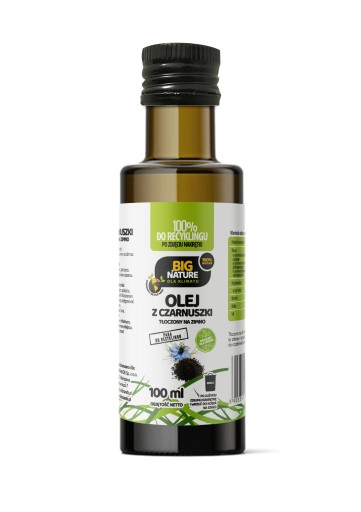 Big Nature za studena lisovaný čierny rascový olej 100 ml