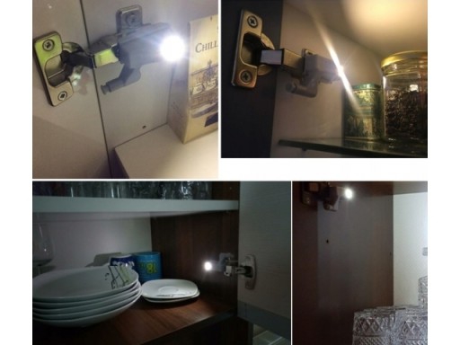 3 LED lampa na závese dverí skrinky
