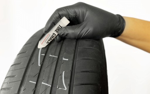 Krieda Značkovač na pneumatiky biely hrubý PROFI 17mm 5 ks.
