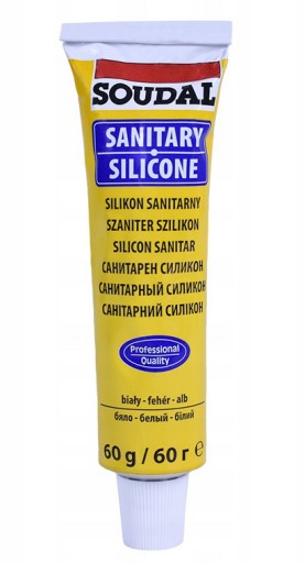 Soudal sanitárny silikón biely 60ml