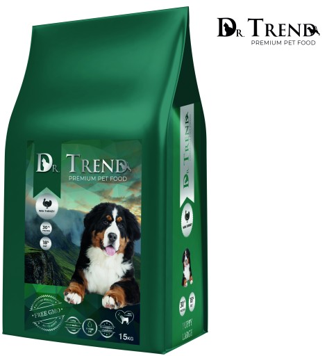 DR.TREND PREMIUM vzorka suchého krmiva pre šteňatá veľkých plemien TURECKO 100 g