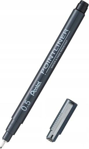 POINTLINER jemná linka 0,5mm čierna PENTEL