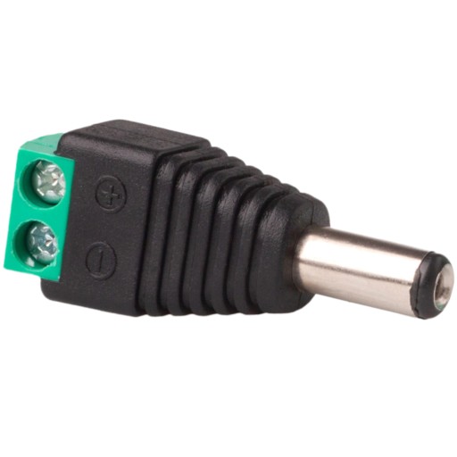 Sada konektorov Zásuvka DC 2,1 x 5,5 LED CCTV