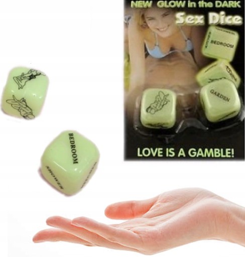 EROTICKÁ PREDHRADA KOCKY LÁSKA POZÍCIE KAMASUTRA ŽIARI V TME