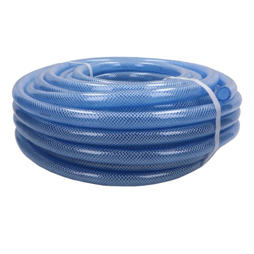 Priehľadná technická PVC hadica, priemer 8/25 mm, 19 bar, vystužená