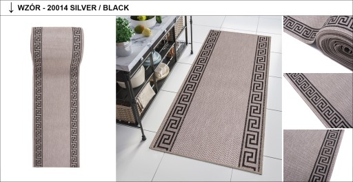 Floorlux lanový behúň 60 cm prírodné farby