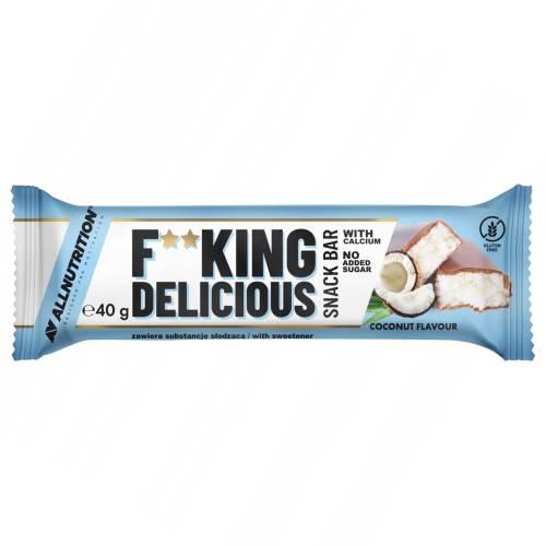 ALLNUTRITION Fitking Delicious Snack Tyčinka Kokos Kokosová tyčinka, 40g