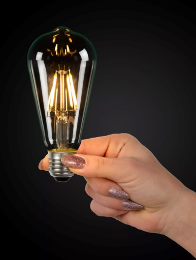 LED žiarovka E27 Filament 6W Edison Decorative ST64
