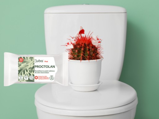 Luba Proctolan vlhčený papier 50 ks s chlopňou