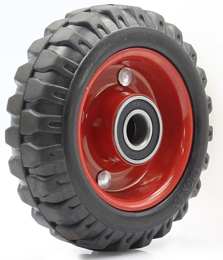 plné KOLIESKO 125 mm KOLIESKO NA VOZÍK 12,5 cm priemer 15 mm