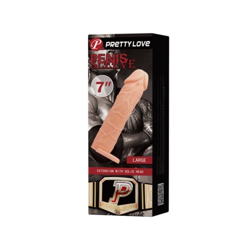 Predlžujúci, zahusťujúci návlek na penis 18 cm