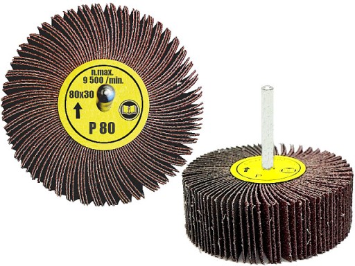 BRÚSNY KOTOÚČ S KLAPKOVOU BRÚSOU NA STOPKE PRE VŔTAČKU 80x30 GR. 80 PL